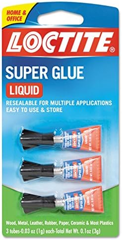 Loctite Super Glue, 0,11 oz, Dries Clear, 3/Pack