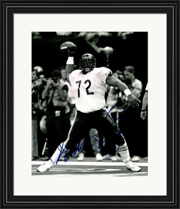 William Perry a autografat 8x10 Foto 1 Matted & Framed - Fotografii autografate NFL