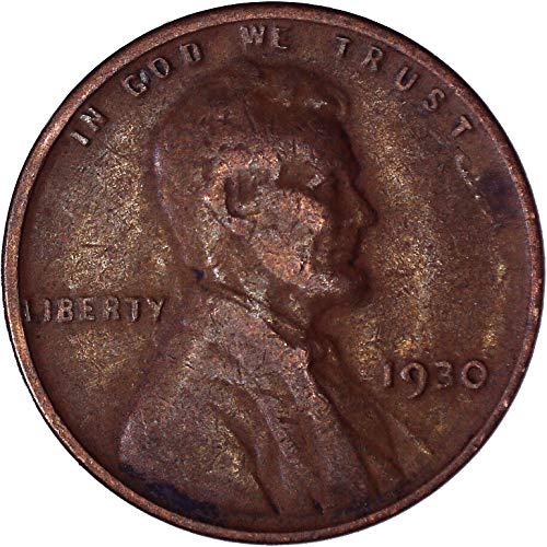 1930 Lincoln Wheat Cent 1C foarte fin