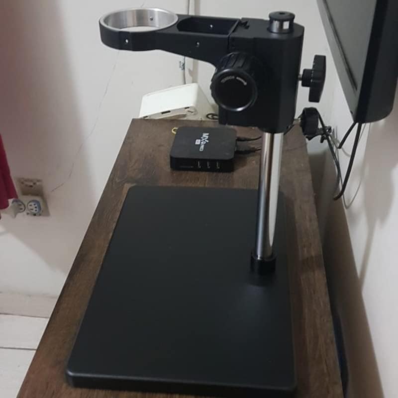 LIRUXUN Industrial binocular Trinocular Microscop aparat de fotografiat Stand suport braț suport 76mm Universal 360 rotativ