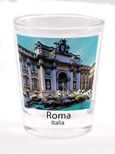 Roma Italia Trevi Fântâni Culoare Fotografie Shot Sticlă