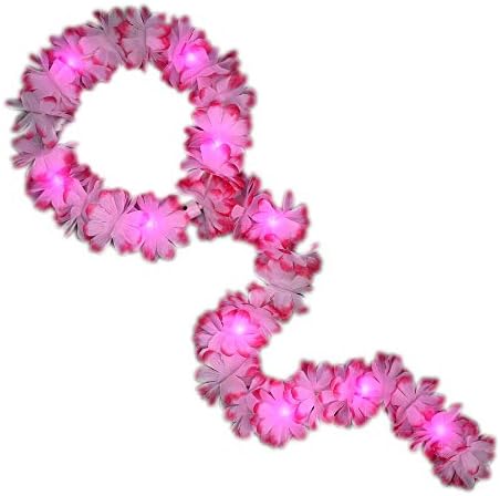 blinkee aprinde Hawaiian Lei florale Crown Princess bandă cu curge coada