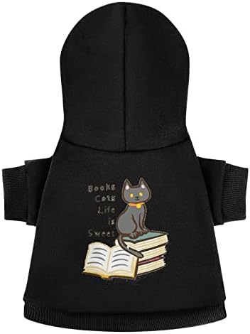 Cărți pisici Viața este dulce cu o bucată de câine costum costum de animale de companie haine cu accesorii pentru animale de