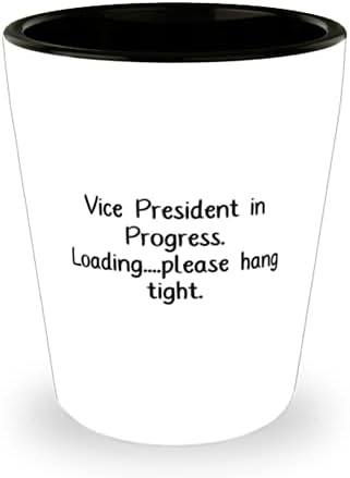 Vicepreședinte nepotrivit, vicepreședinte în desfășurare. Se încarcă.te rog, Inspirational Shot Glass pentru bărbați Femei