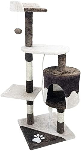 Haieshop Cat Tree Condo Scratching Post cat Tower stabil Cat Scratch Posts funcție Cat alpinism turn jucării cu pisică acasă