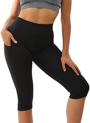 Miashui Yoga pantaloni Flare pentru femei talie trunchiate pantaloni partea jambiere pantaloni Yoga Culoare femei Yoga stil