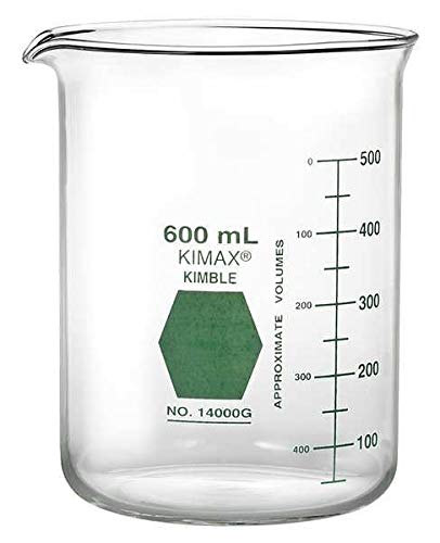 Griffin Beaker, 600 ml, sticlă, clar, PK6