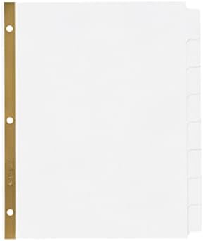 Avery Big tab Write & Erase separatoare, 8 File albe, pachet de cazuri de 48 de seturi