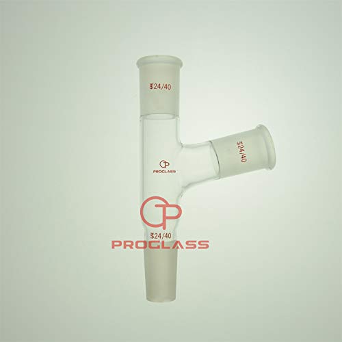 Proglass 24/40, 105 ° Adaptor de distilare din sticlă cu trei sensuri