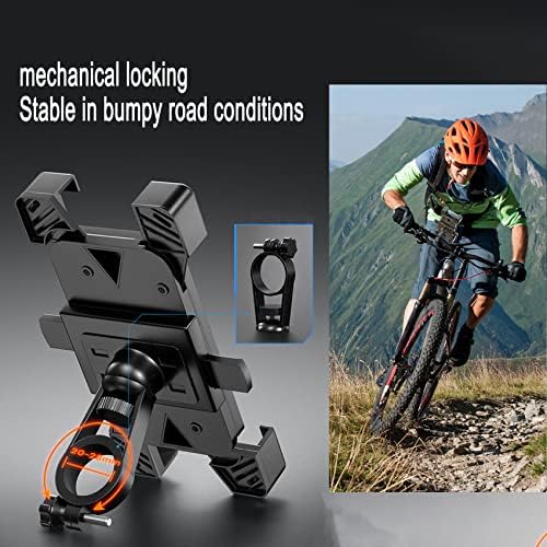 Mankukulam Bike Telefon Suport pentru montare Telefon Mount Clemă Anti Shake și leagăn stabil cu telefon mobil de rotație de