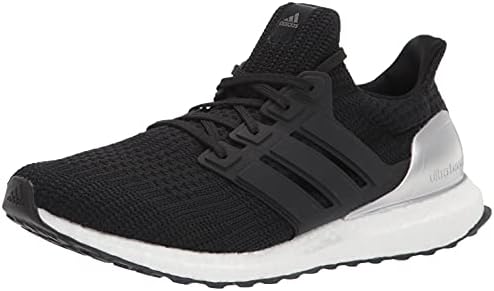Adidas Men’s Ultraboost 4.0 Pantofi de alergare pe trasee ADN, negru/negru/argintiu metalic, 9.5