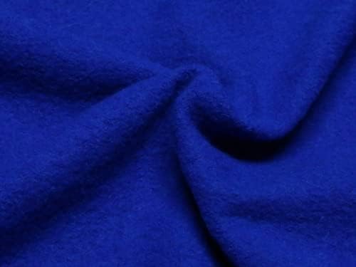 Minerva meserii fiert lână grele haina greutate rochie tesatura Royal Blue - pe metru