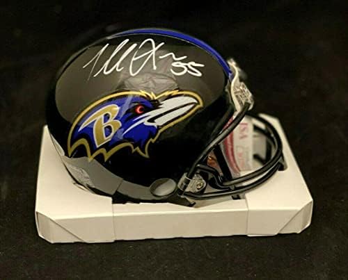 Terrell Suggs Baltimore Ravens autografat mini cască semnată JSA Coa - mini căști NFL autografate