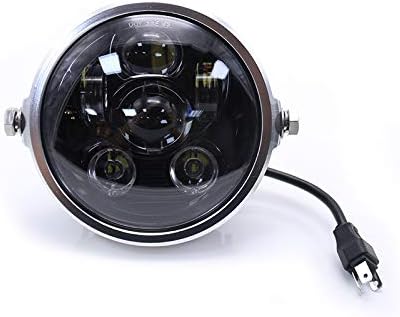 5-3 / 4 5.75 inch crom rotund LED proiector faruri Plug and Play High / Low beam înlocuire far pentru Harley Sportster Softail
