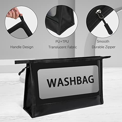 Unaone Toiletry Bag, Portabil Ușor Travel cosmetice Bag impermeabil machiaj Organizator articole de toaletă Kit Husă cu fermoar
