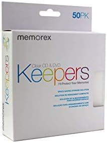 Memorex CD DVD Keepers, Clar, Pachet De 50