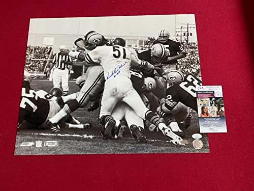 Dick Butkus „Autografat” 16x20 Ursii foto - Fotografii NFL autografate