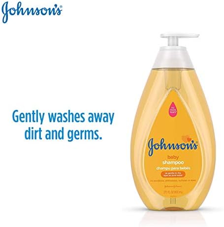 Johnson ' s Baby Shampoo cu formulă fără lacrimi, șampon pentru păr pentru scalpul delicat și pielea bebelușului spală ușor