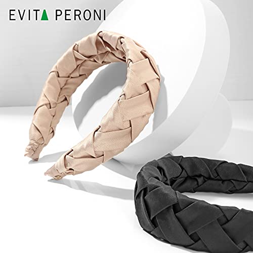 EVITA PERONI Mare / Mic / Mini negru Hard / Soft rasina / Plastic / acetat / tesatura / pânză păr Wrap Band Headband Accesorii