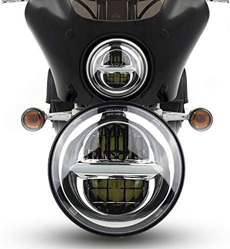 7 rotund LED proiecție faruri compatibil pentru masina Sportster motocicleta far …