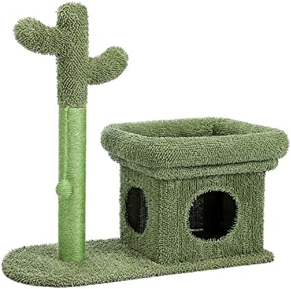 Totou Cactus pisica copac pisica turn cu Sisal zgarieturi post bord pentru interior pisici pisica Condo Kitty Play House