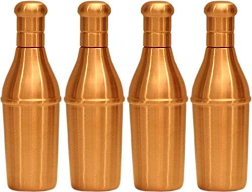 Scurgere Proiectare Design Lacquer acoperit Matt Finish Pure Copper Set de 4 sticle fiecare capacitate de 1650 ml Hotel Restaurant