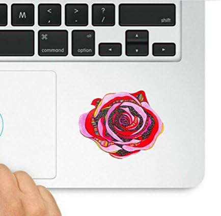 Decaluri colorate roz și roșu trandafir compatibil cu toate Apple MacBook Pro Air și Retina Trackpad