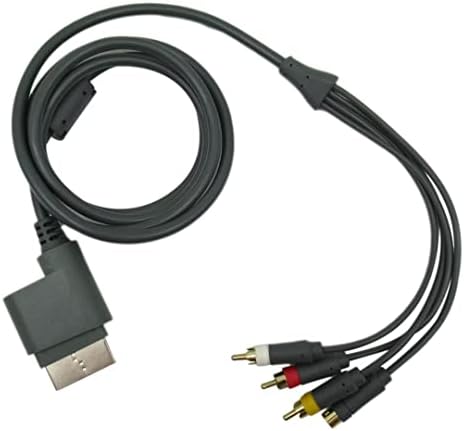 Outspot Nou s Video compozit av RCA cablu cablu pentru Microsoft Xbox 360 TV joc