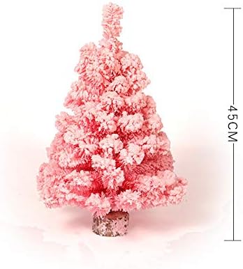 Arborele de Crăciun Artificial Artificial Artificial Tabletop Pine pentru cele mai bune decorațiuni de sezon de sărbători roz