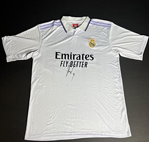 Karim Benzema - Real Madrid semnat Jersey PSA AL45311 - Tricouri de fotbal autografate