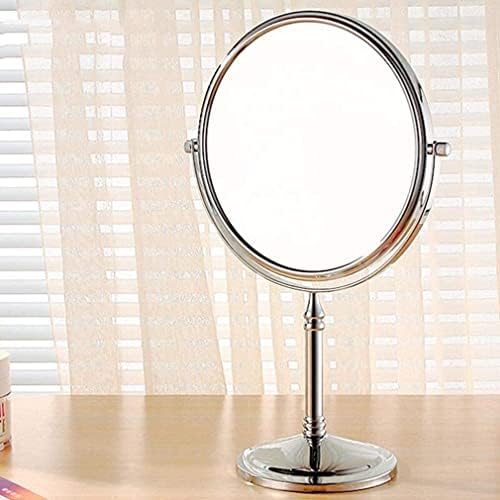 ZHENGYYUU Vanity Mirror machiaj Vanity Mirror, Desktop oglindă de frumusețe pe două fețe Oglindă cosmetică cu mărire 3x 360