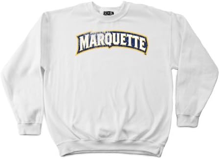 NCAA Marquette Golden Eagles 50/50 Blended 8-uncie Vintage arc Crewneck Tricou