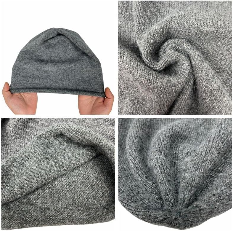 Firuico 30% Cașmir tricotate Beanie, Elastic și confortabil cald craniu Cap, pălărie de iarnă pentru bărbați și femei, cadou
