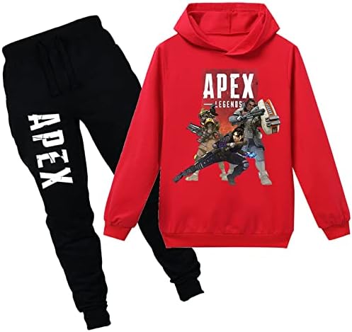 KEYL-0731 Băieți pentru copii 2 piese Outfit-uri-Apex Legends Graphic Casual Casual Panouri+Panouri de pulover
