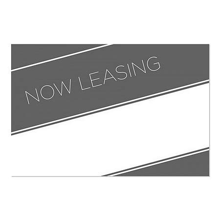Cgsignlab | Leasing -leasing -Basic Black Window Cling | 36 x24