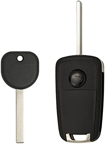 Keyless2Go înlocuire pentru telecomandă fără cheie 4 Buton Flip cheie auto pentru OHT01060512 cu transponder netăiat aprindere