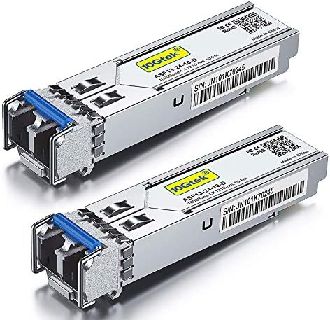 3m LC la LC OS2 Cablu de plasture din fibră și 2 pachet de 1,25g SFP 1000Base-LX Transceiver