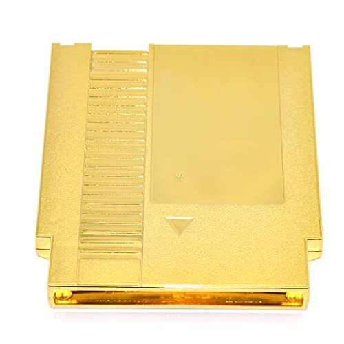 Samrad Golden Color Placare Metal 72 Pin Replacement Plastic Shell Cartuș pentru NES