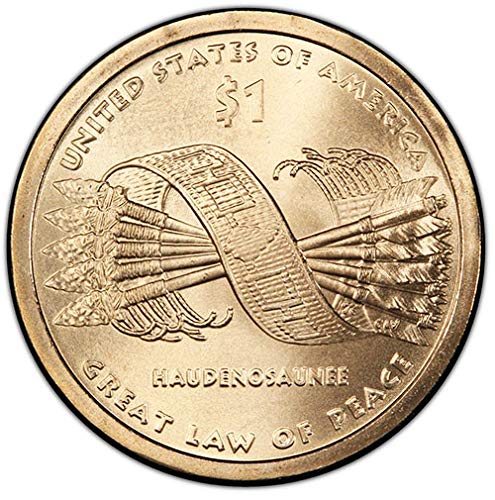2010 p pos. B satin finisaj sacagawea nativ american mare lege a păcii alegerea dolarului necirculat american monta
