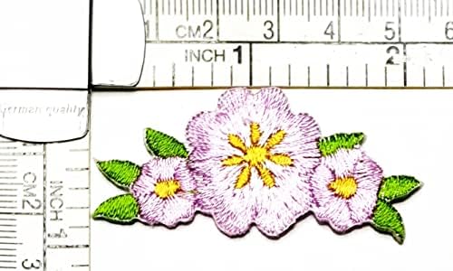 Kleenplus Mini violet iasomie floare brodate fier pe coase pe Patch-uri de moda arte flori autocolant patch-uri pentru costum