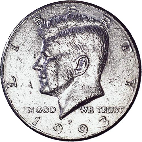 1993 p Kennedy jumătate de dolar 50c foarte bine