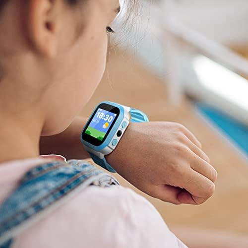 Smart Watch Fitness Tracker pentru copii, tracker de activități impermeabile cu GPS, text și apel, 1,44 Tuch Smartwatch Fitness