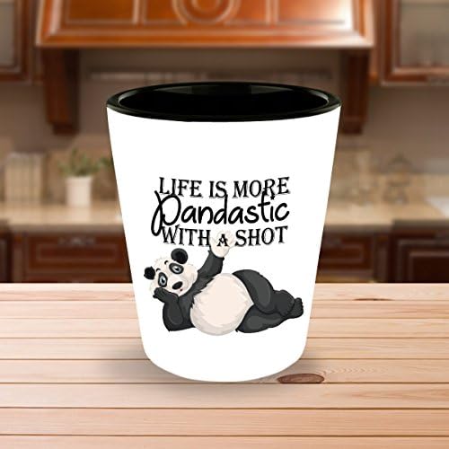 Cadouri Panda, cadou de 21 de ani, Ochelari amuzanți, Ochelari Panda, Panda drăguț, urs Panda, iubitor de Panda, cadou de ziua