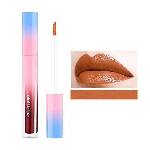 Baza de luciu de buze sub 5 Clear Velvet Liquid Lipstick Cosmetics Classic Waterproof Long Lasting Smooth soft Arrival Color