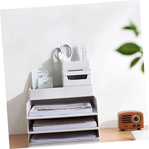 NUOBESTY 4pcs cutii separatoare Bins depozitare sertar Organizator alb dormitor pentru tăvi din Plastic dulap cazuri bucatarie