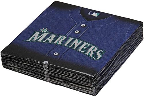 Amscan Seattle Mariners Major Baseball Collection Baseball Jerpoks Blue Blue/White, 6,5 x 6,5