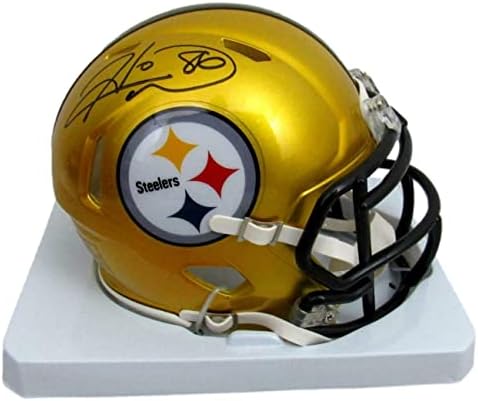 Hines Ward semnat / auto Steelers Speed Flash aur Mini casca PSA / ADN 165462 - autograf NFL mini căști