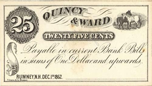 Quincy și Ward-monedă învechită