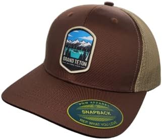 Pălărie de camionare Grand Teton cu plasture țesută din Parcul Național