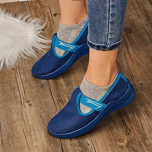 Doamnelor Moda Culoare Solidă Mesh Respirabil Pană Platforma Casual Pantofi Femei I-5923 Casual Adidași